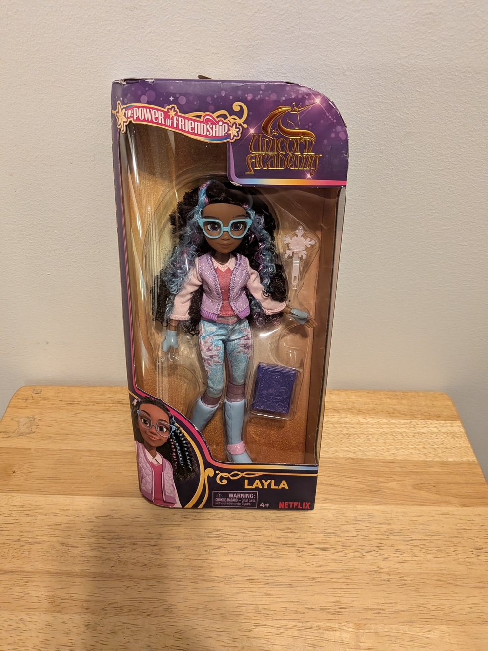 Layla Unicorn Academy Fashion Doll - Purple & Blue